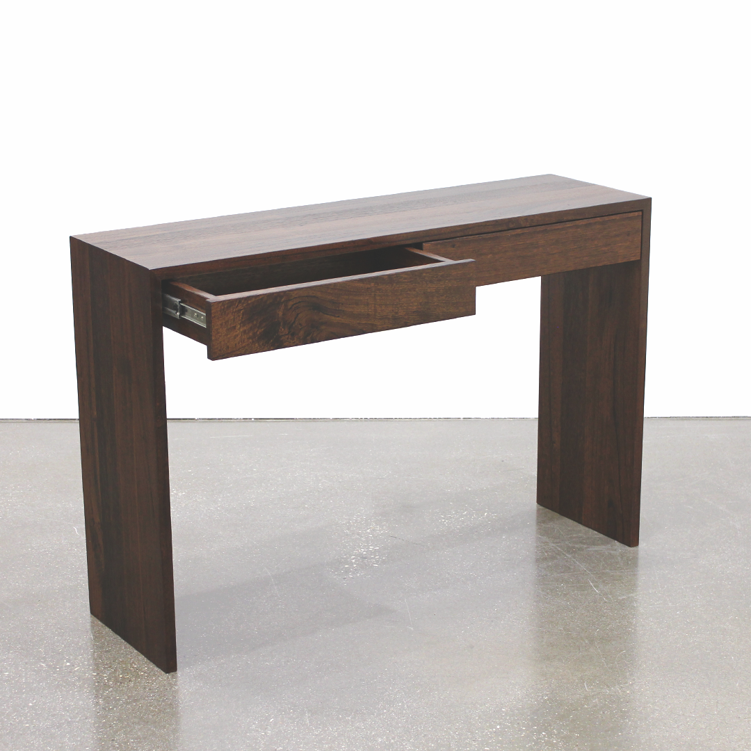 Black Timber Console Hall Table