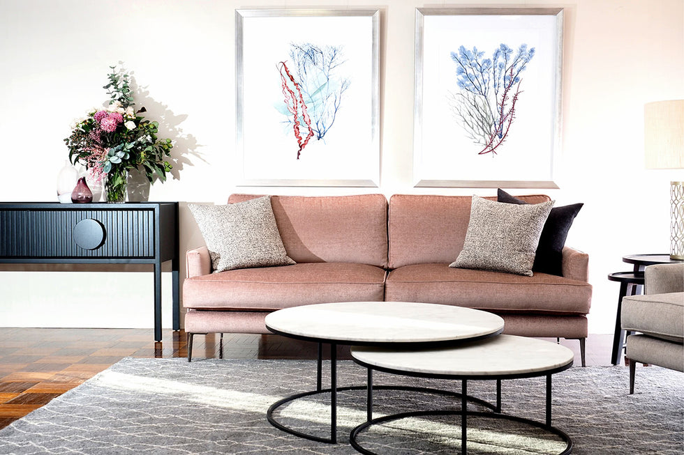 Elle Round Marble Nest Coffee Tables Urban Rhythm